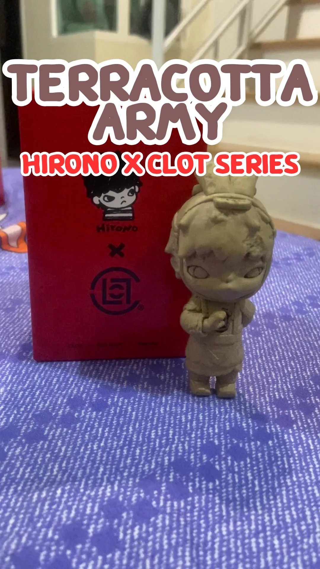 รีวิว Hirono X Clot Series - Terracotta Army Popmart น่ารัก น่าสะสม