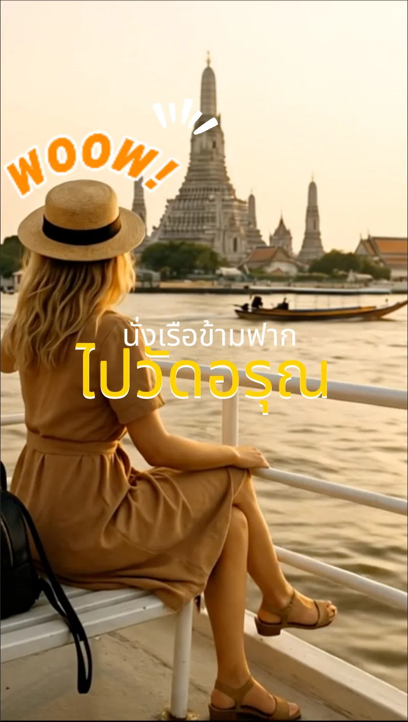 ฝรั่งร้อง ว้าว! นั่งเรือข้ามฟากไปวัดอรุณ พิกัดเที่ยวกรุงเทพ