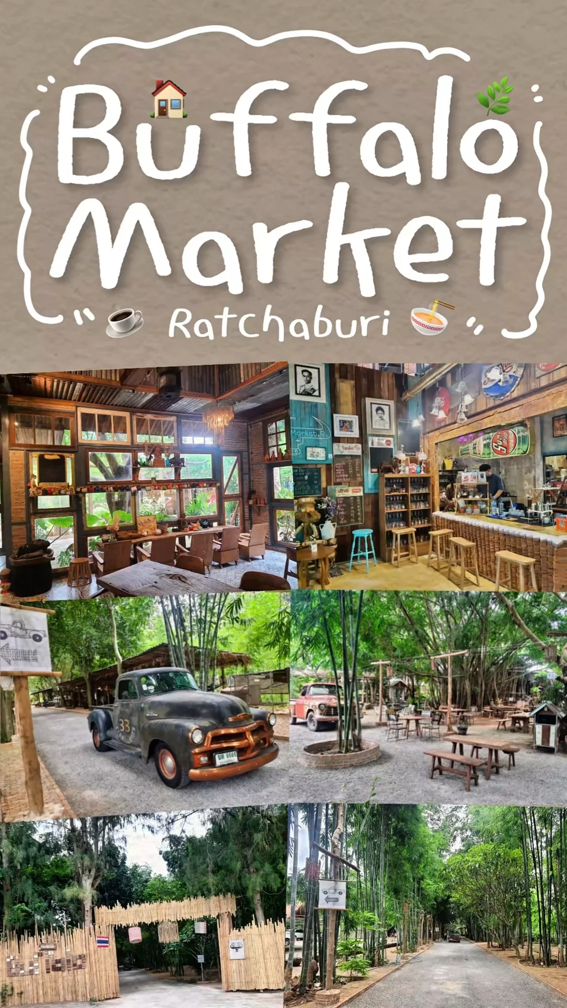 Buffalo Market Ratchaburi อ.จอมบึง จ.ราชบุรี