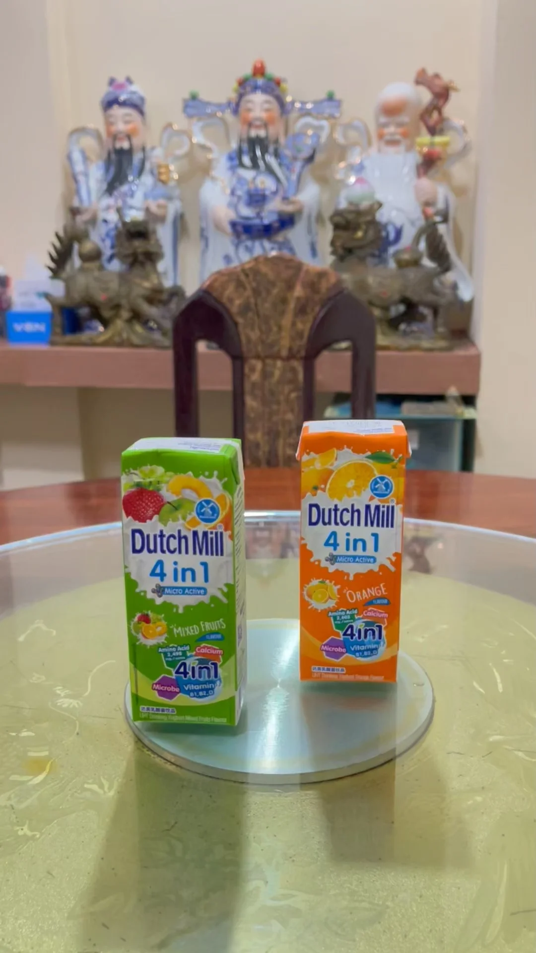 รีวิว ดัชมิลล์4*1 รส มิกซ์ฟรุ๊ต&ส้ม