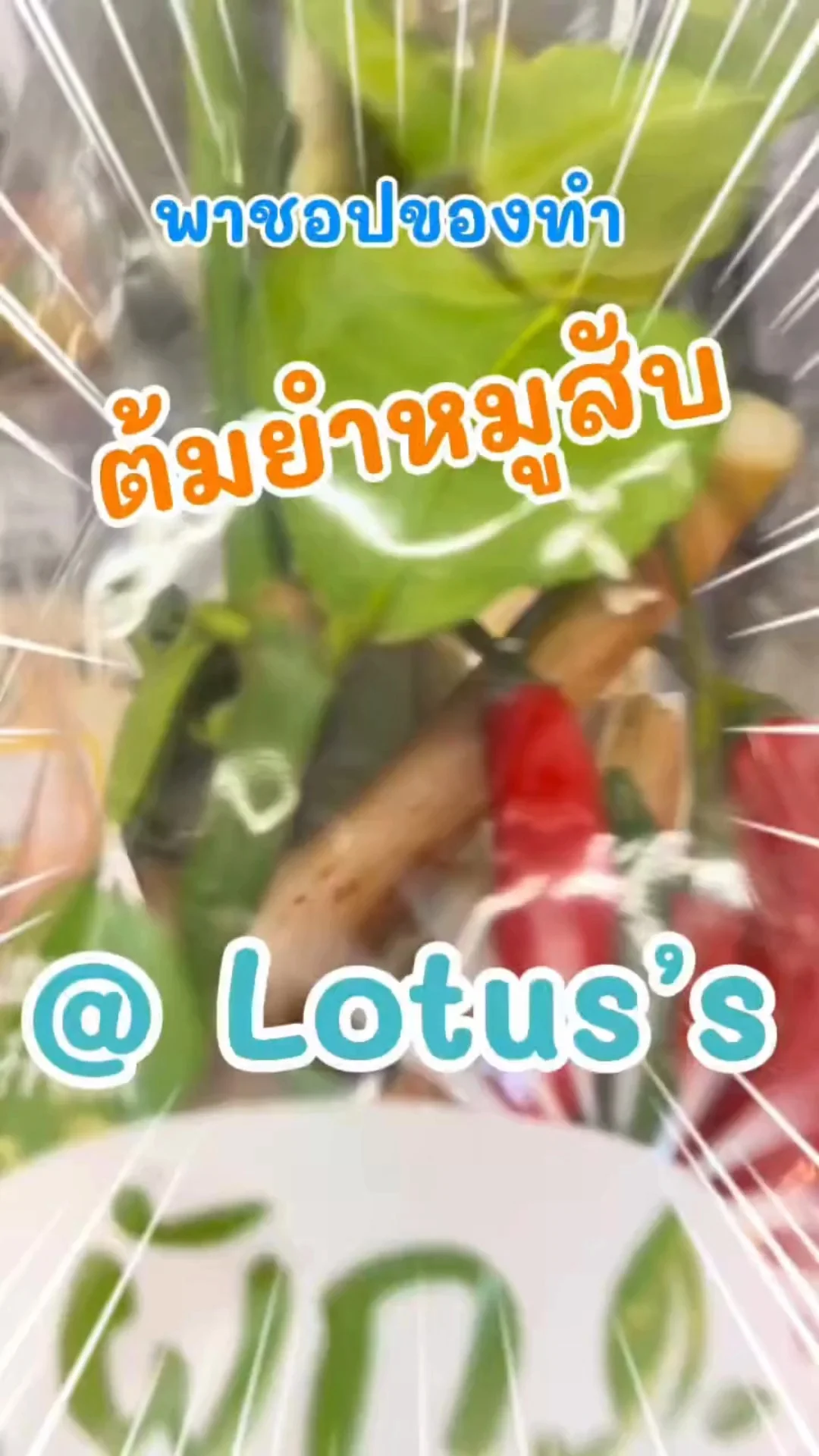 พาชอปของทำเมนู ต้มยำหมูสับ ง่ายๆ กันใน โลตัส (Lotus's) #UGCAffiliate