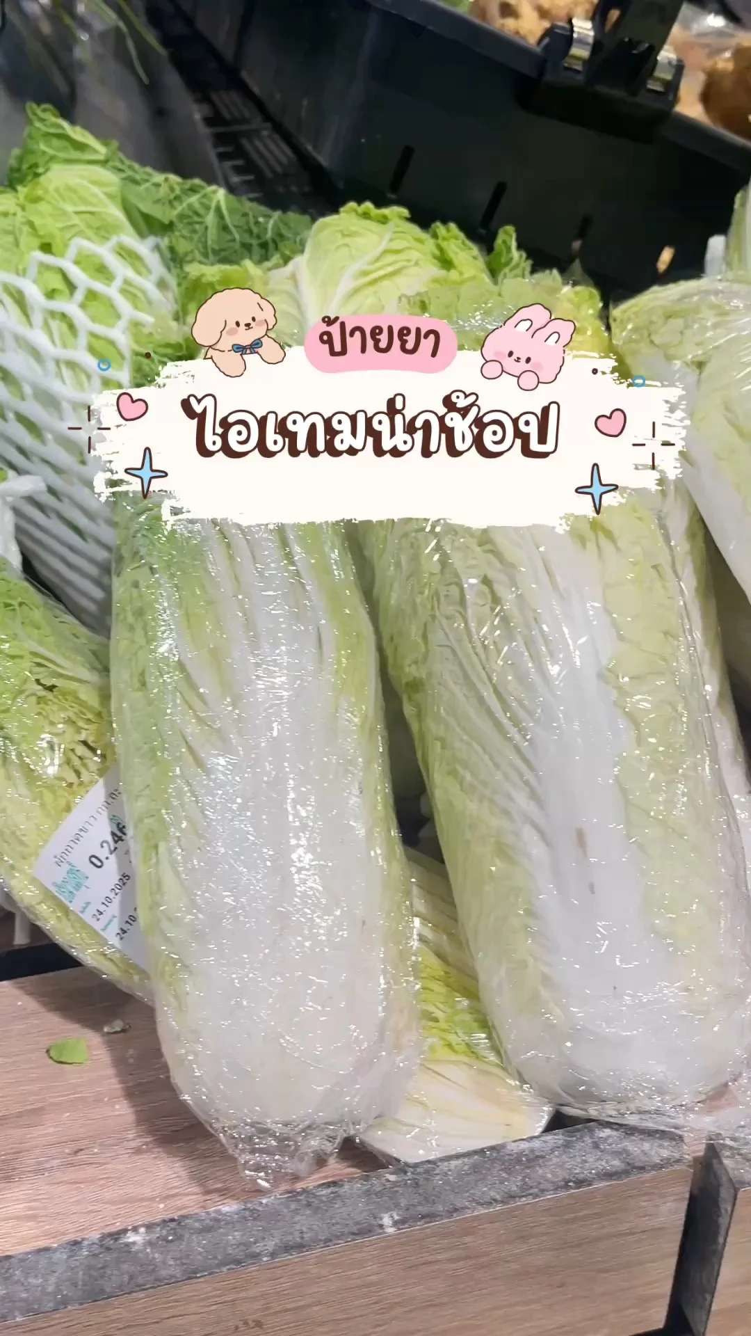 ไอเทมน่าช้อปโลตัส ผักสด ผักกาดขาว