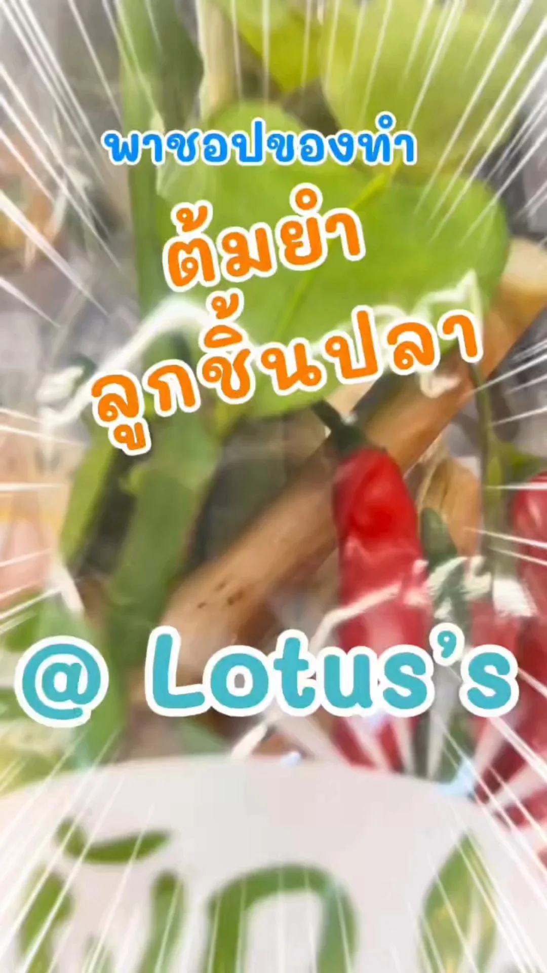 พาชอปของทำเมนู ต้มยำลูกชิ้นปลา ง่ายๆ กันใน โลตัส (Lotus's) #UGCAffiliate