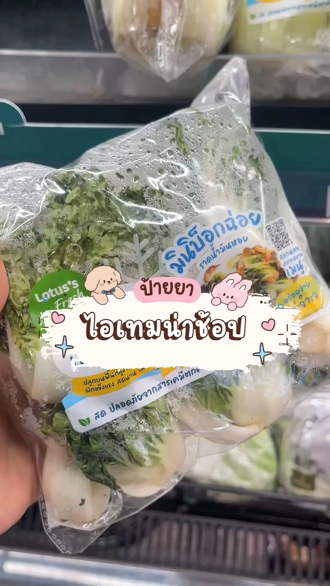 ไอเทมน่าช้อปโลตัส ผักสด CP มินิบ็อกฉ่อย