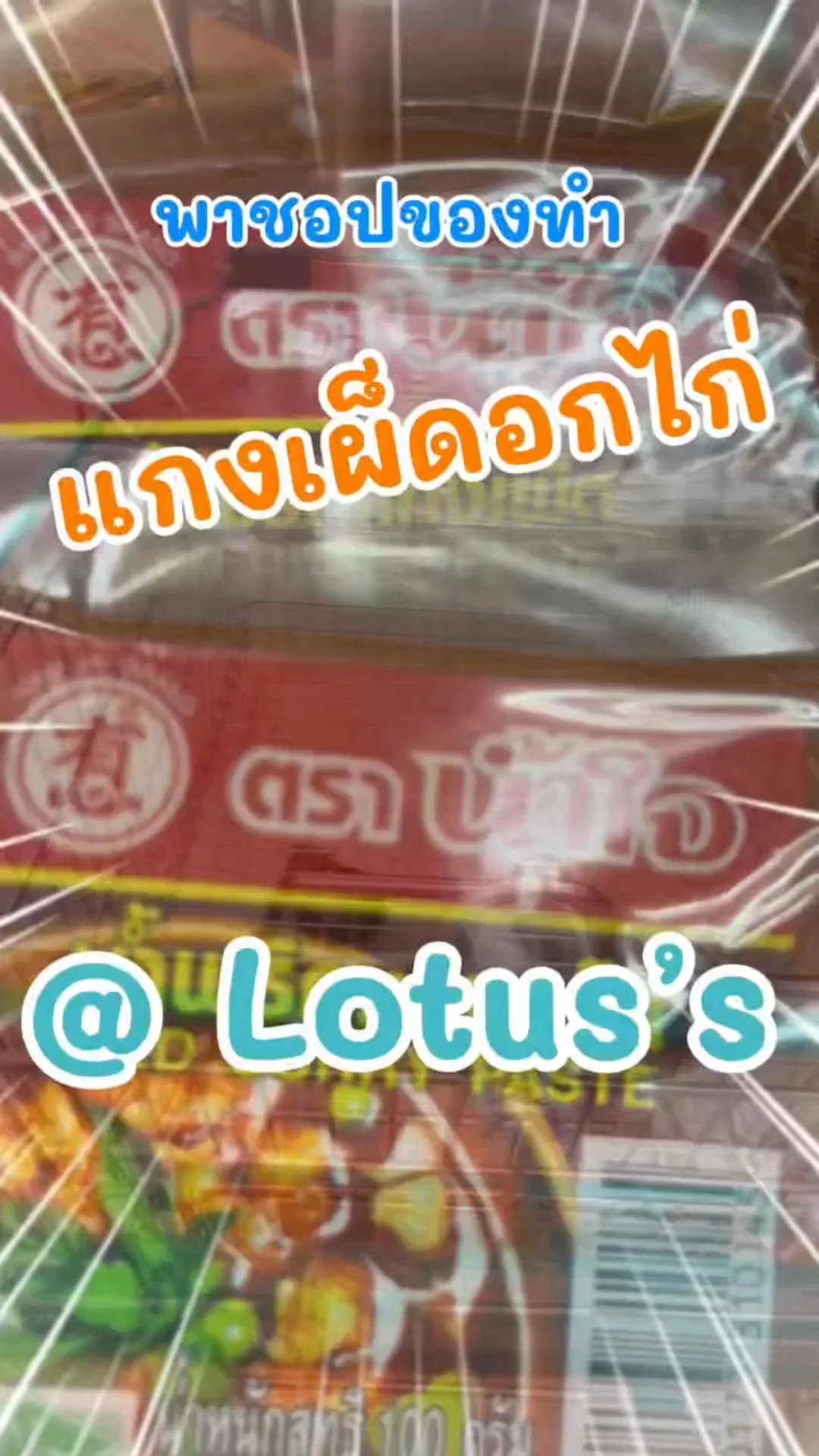 พาชอปของทำเมนู แกงเผ็ดอกไก่ ง่ายๆ กันใน โลตัส (Lotus's) #UGCAffiliate