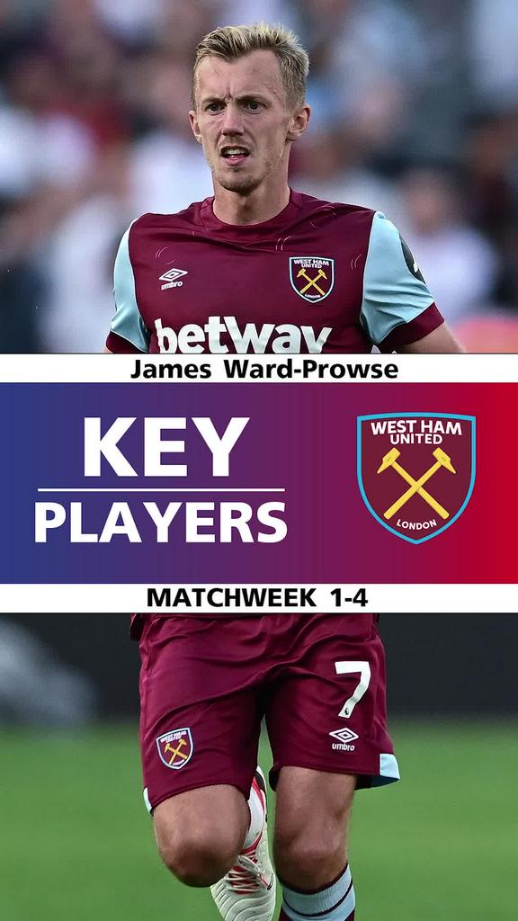 Key Player : เจมส์ วอร์ด-พราวส์ (Matchweek 1-4)