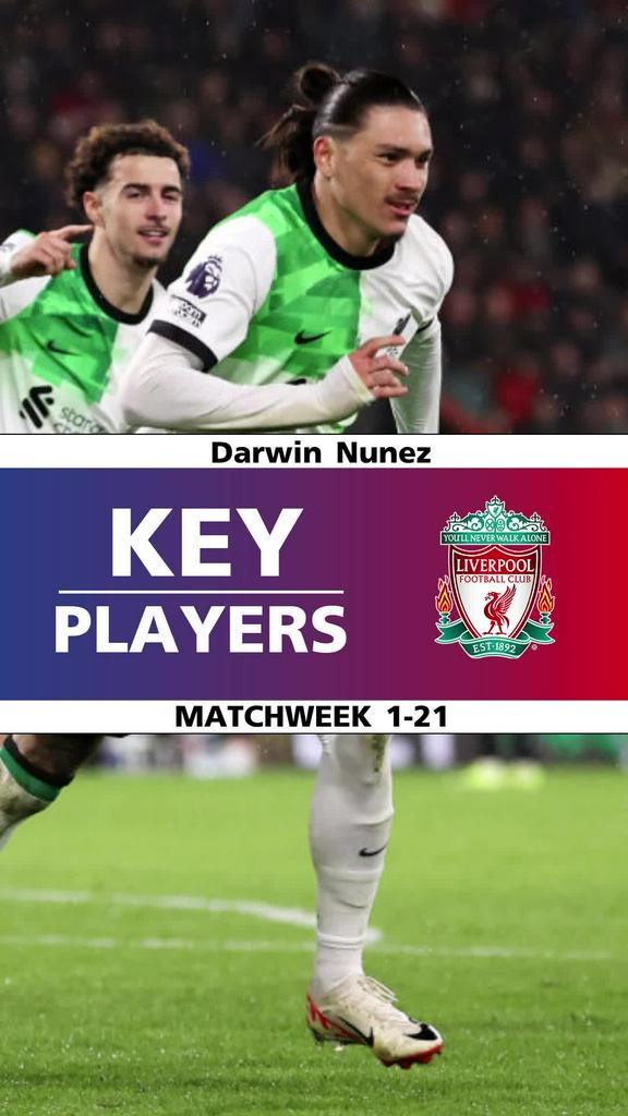 Key Player : ดาร์วิน นูนเญซ (Matchweek 1-21)