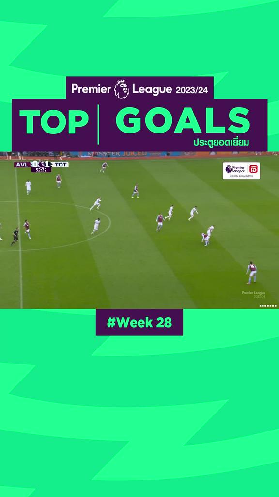 Highlights Top Goals Week28 รวมลูกยิงประตูเด็ดๆ สัปดาห์ที่ 28