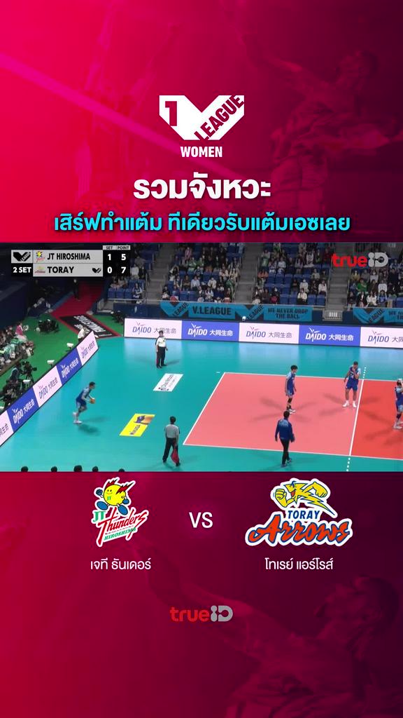 รวมจังหวะ เสิร์ฟทำแต้ม ทีเดียวรับแต้มเอซเลย