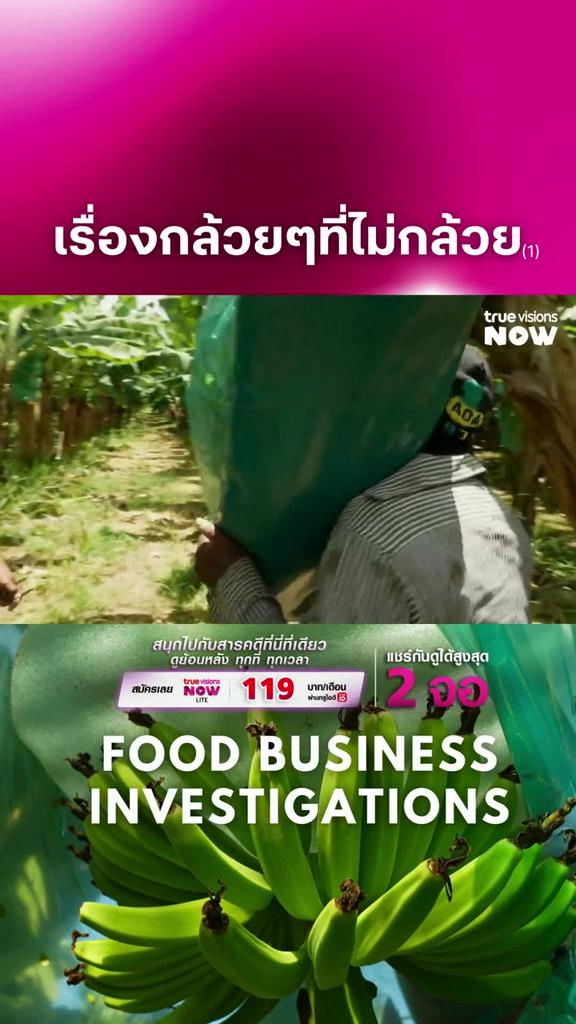 เรื่องของกล้วย ที่ไม่กล้วยอย่างที่คุณคิด l FOOD BUSINESS INVESTIGATIONS
