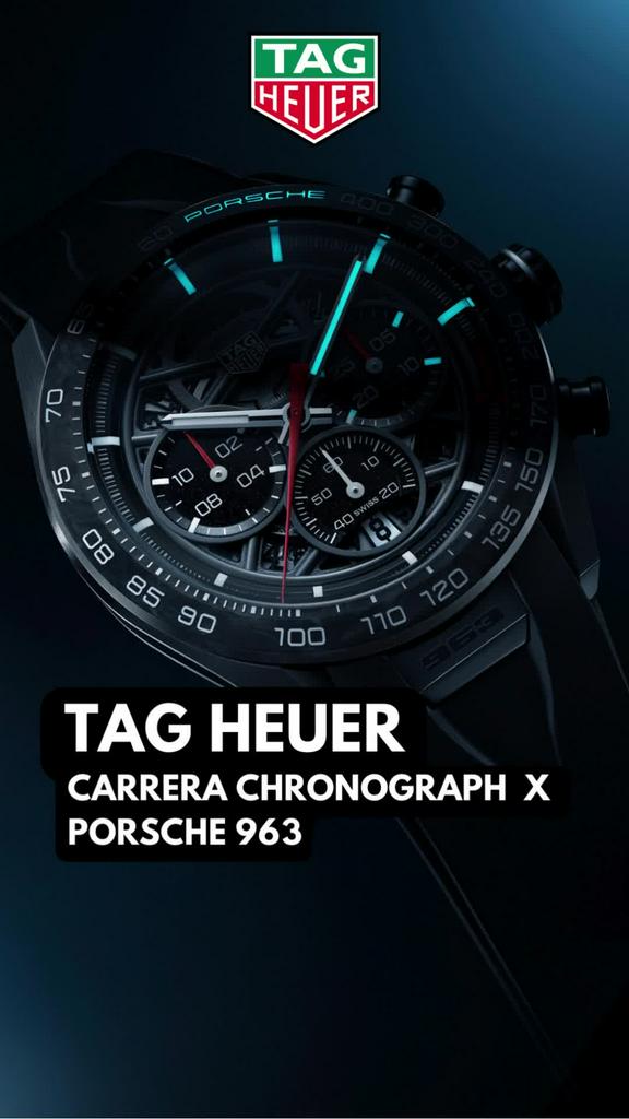นาฬิกา TAG Heuer Carrera Chronograph X Porsche 963