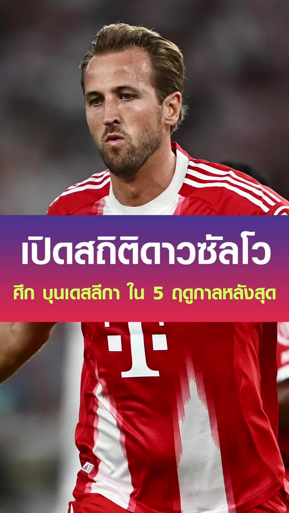 เปิดสถิติดาวซัลโวศึก บุนเดสลีกา เยอรมัน ใน 5 ฤดูกาลหลังสุด