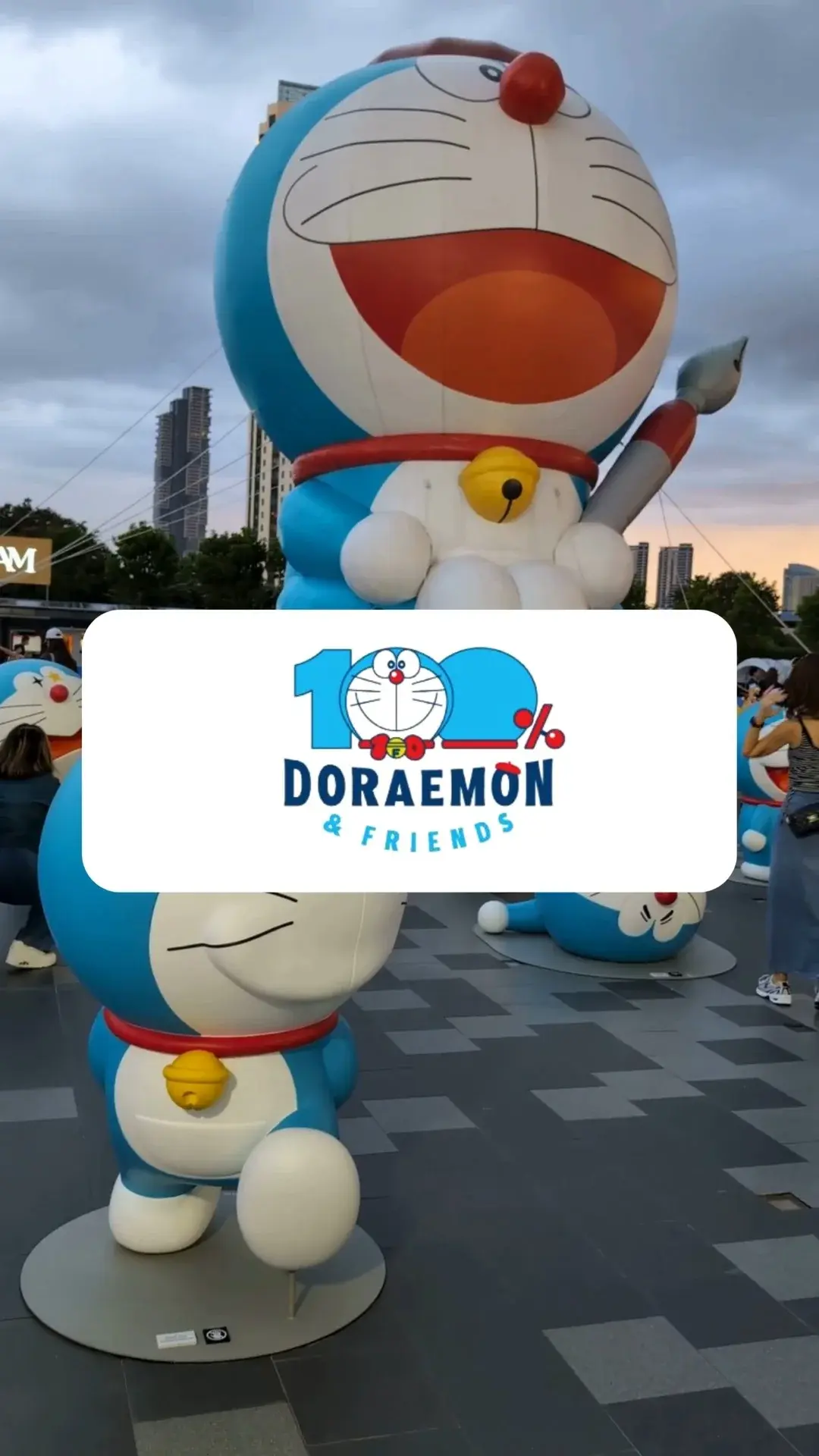 พบปะเหล่าบรรดาโดราเอม่อนและผองเพื่อนมาทัวร์เมืองไทย Riverpark zone