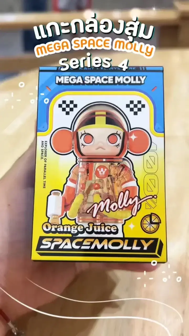 Unbox Mega Space Molly 100% V.4 คอลล่าสุด จาก Popmart