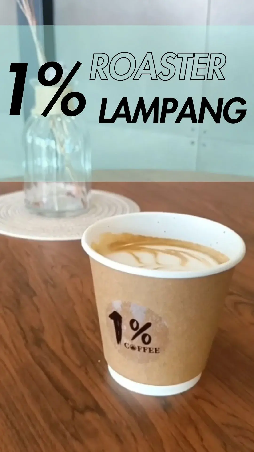 สัมผัสเสน่ห์กาแฟคั่วสด ที่คาเฟ่ 1% Roaster ลำปาง
