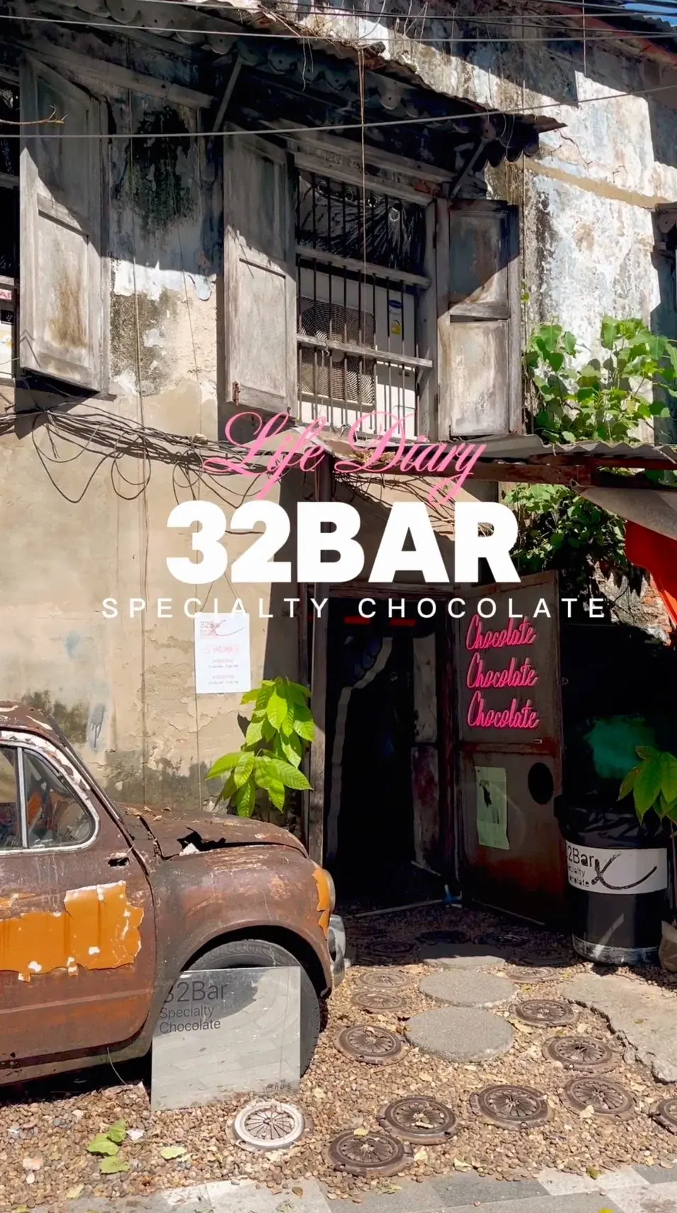 🍫32Bar Specialty Chocolate สายชอกโกแลตต้องแวะมา! @ตลาดน้อย ร้านลับที่คนแน่นมาก